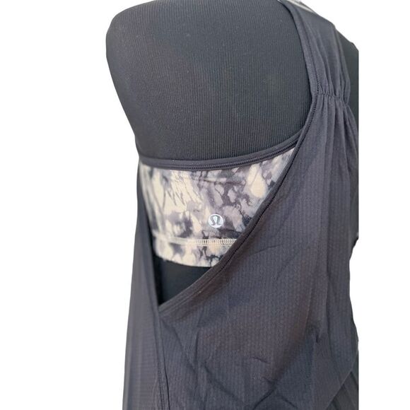 LULULEMON ATHLETICA NO LIMITS TANK IN GEANITE SIZE 4 - Picture 11 of 11